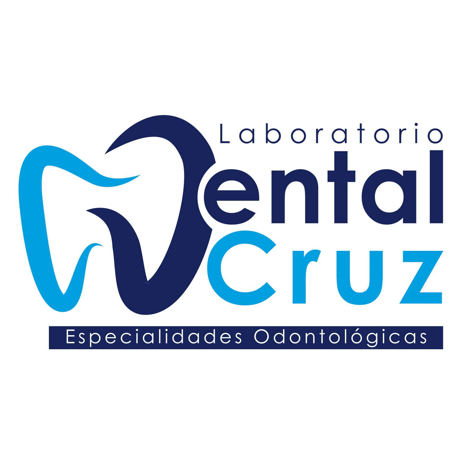 Logo diseñado por Piñata Pixel para Laboratorio Dental Cruz